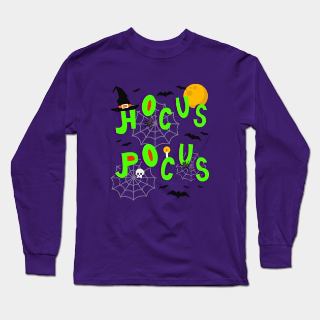 Hocus Pocus Long Sleeve T-Shirt by klarencetolosa